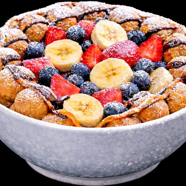 Protein Bubble Waffle.