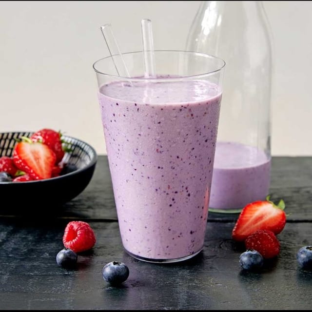 Strawberry & Banana Smoothie.