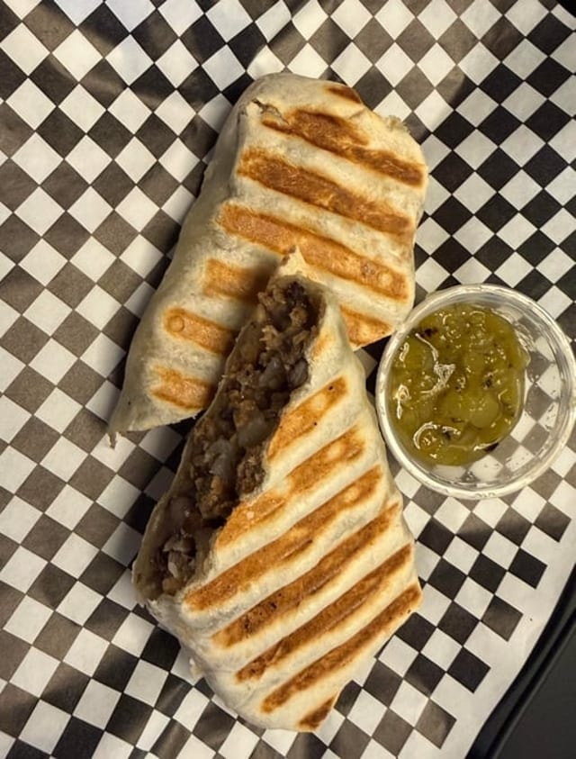 Grilled Beef Burrito.
