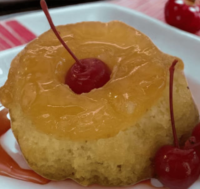 Upside Down Pineapple Cake.